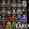 Hermetic tarot, magic cards deck, major arcana, wicca tarot, occult pagan divination, zodiac card, chakra energy, zodiac