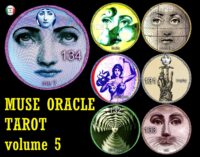 Tarot Cards Deck Round Cards Muse Diva, Tarot Guide Book Sibyl Oracle, Old Hollywood Glamour, Golden Age Hollywood MGM