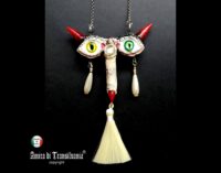 Satanic Necklace, Upside Down Cross, Antichrist Middle Finger Amulet Talisman, Occult Symbols Lucifer Satan