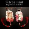 The Alchemist, Paracelsus Homunculus Amulet, Immortality Talisman Alchemy Symbols Shell & Skull Kid Hermetic Philosophy