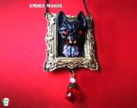 Bat Vampire, Gothic Talisman Transilvania Dracula Amulet Pendant, Magical Power Magick Spell, Immortality Eternal Life