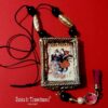 Japanese Talisman, Omamori Lovers Magic Amulet, Talisman Law of Attraction Eternity Love Samurai Jewelry