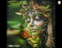 Green Witch Witchcraft Pendant, Spirit Guide Acorn Magic Lucky Charm Amulet Money Talisman Coin