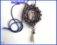 Mother Earth, Woman Protection Amulet, Triquetra Triskele Goddess Gaia Talisman, Wealth Richness Money Attraction