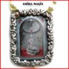 Alchemy Symbol, Opera Omnia Talisman, Witch Amulet Alchemist Witchcraft, Gothic Pentacle Skull Life and Death