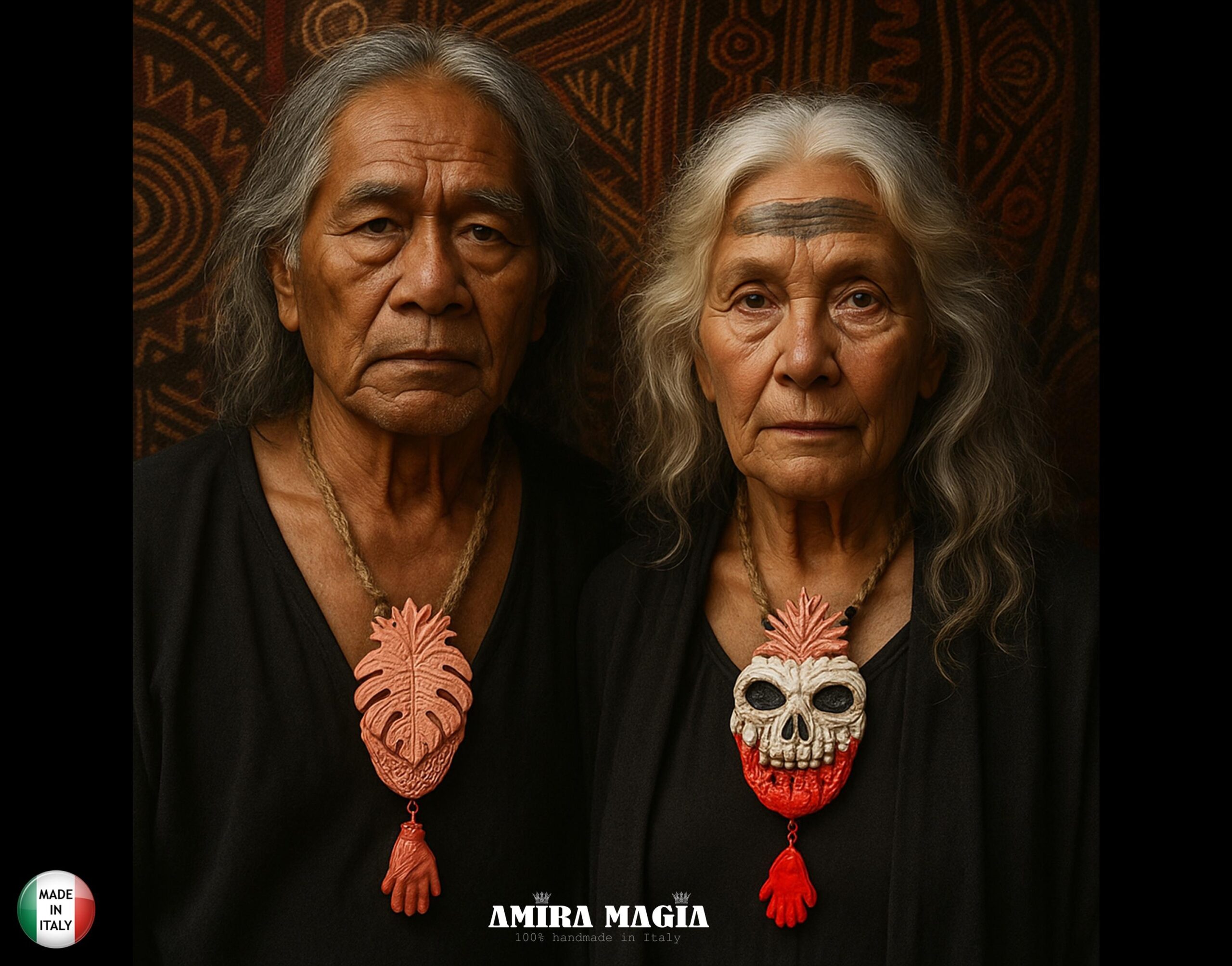 Hawaiian Jewelry, Talisman Hoodoo Voodoo, Devil Geek Conjurers, Magic Power Aloha Folk Ethnic Amulet
