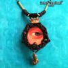Magical Power, Evil Eye Necklace Charm, Protective Talisman Pendant, Protection Amulet Crown, Witch Jewelry