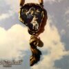 Guardian Angel Amulet, Cherubim Pendant Coronation Occult Jewelry Magic Talisman Archangel Charm, Seraphim Cherub
