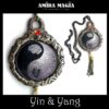 Yin and Yang Buddhist Tibetan, Quan Kuan Guan Kwan Yin Oriental Talisman, Lao Tzu Jewelry, Prayer Amulet Yoga Symbol
