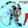 Queen Bee, Protective Talisman Pendant, Good Luck Charm Attraction Money Prosperity, Amulet Wealth & Richness Witchcraft