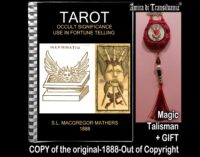 Antique Book Ancien Forbidden Knowledge, The Book of Thoth Aleister Crowley Tarot, Secret Societies Occultism