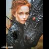 Witch Familiar Ancient Spirit Companion, Blessing Spell Uncut Gemstone Pendant, Magic Raw Stone Amulet