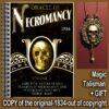 Necromancy Book, Antique Book Occultism, Esoteric Occult Magic Grimoire, Necromancer Magick Sorcery, Forbidden Knowledge