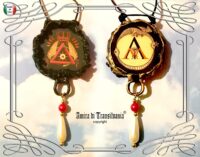 Alchemy Symbol, Talisman Witch Amulet Alchemist Witchcraft, Gothic Pendant Wicca Pentacle Ouroboros, All Seeing Eye Seal
