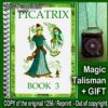 Forbidden Book, Picatrix Talisman Grimoire, Astrology Magician Occult Witchcraft, Magick Manuscript Literature Magical Practice