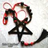 Inverted Pentagram Star, Satan Symbol Sigil of Lucifer, Satanic Pendant Magic Talisman, Dark Witch Amulet