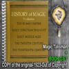 Magic Book, Antique Witchcraft History Complete Manual, Occult Secret Societies, Modern Century Esotericism Historical Manuscript