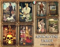 Apocalypse Tarot, Oracle Cards Deck, Major Arcana Limited Edition, Divinatory Cartomancy, Fortune Teller Medium Reading