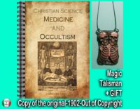 Antique Book, Medicine Esoteric Occultism, Occult Witchcraft Sorceries Manual, Illuminated Manuscript Magic Middle Ages