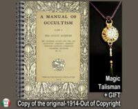 Antique Book, Magic Occultism Esoteric Witchcraft, Occult Grimoire Secret Societies, Wizard Lucifer Magick Manual