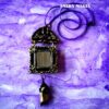 Black Mirror Amulet, Witch Talisman Occult Jewelry, Ars Goetia Portal Practical Magic Witchcraft Pendant