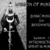 Witchcraft Course, Online Lessons Basic for Beginners, Learn Magic How to Become Witch Wizard