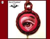 Eternity Love, Eye Heart Necklace, Protection Talisman, Good Luck Pendant Amulet, Attraction Lovers Manifest I Love You