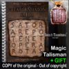 Antique Book, Sator Tetragramaton Occult Magic, Esoteric Kabbalah Hebrew Jewish, Magick Secret Societies Sigil