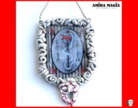 Symbol of Medicine, Rod of Asclepius, Asclepio Talisman Protective Amulet, Farmacy Sign Snake on the Cup