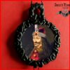 Dracula Jewelry, Magic Talisman Necklace, Bat Vampire Gothic Amulet, Romania Transylvania Castle Vlad Tepes