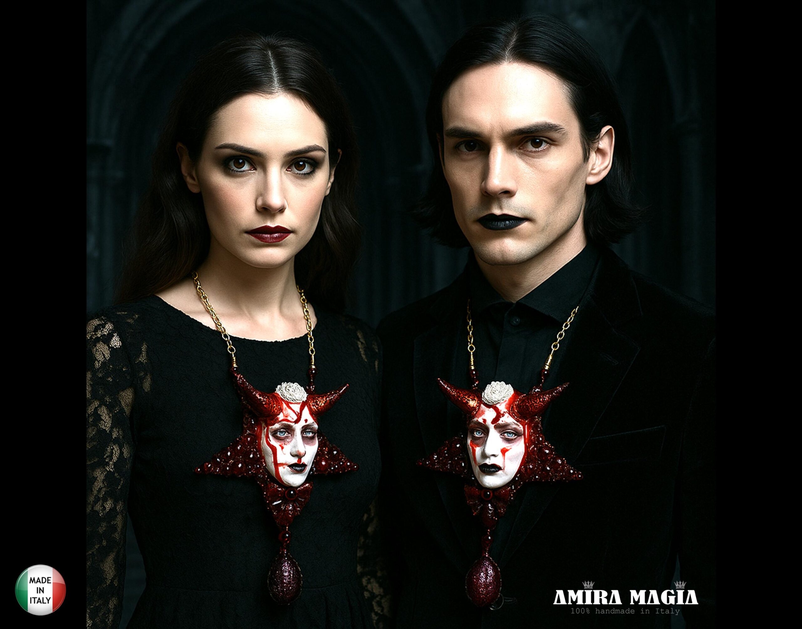 Satanic Symbol, Talisman Inverted Pentagram Star, Satan Fallen Angel, Devil Pendant Baphomet Magic Amulet