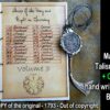 Handwritten Book, Antique Manuscript Occult Grimoire, Kabbalah Lesser Key of Solomon, Magic Kabbalistic Seal