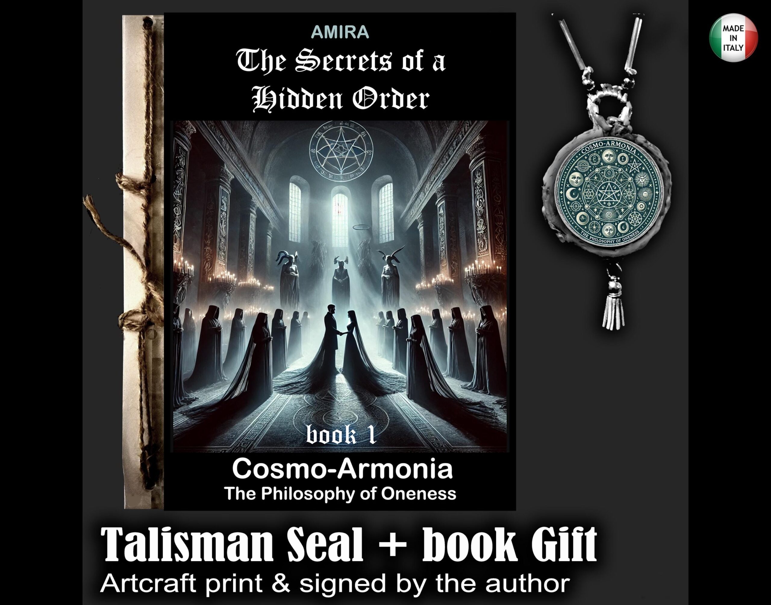 Magic Grimoire Book, Esoteric Order Occultism Secret Societies, Occult Antique Forbidden Knowledge Author Signed