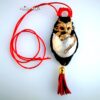 Dragon Crown, Satanic Necklace Pendant Evil Eye, Goth Jewel Satan Satanist, Ouroboros Cosmic Baby Demon in Devil Egg