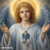 Guardian Angel, Cherubim Protection Amulet, Religious Sacred Jewelry Magic Talisman Archangel Cherub Holy Bible