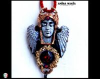 Devil Eye Necklace, Sigil of Lucifer Magic Talisman Amulet, Occult Jewelry Satanic Dark Angel