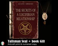 Forbidden Book, Occult Knowledge Satanic Luciferian Occultism, Satan Lucifer Black Magick Grimoire Magic Satanist Ritual