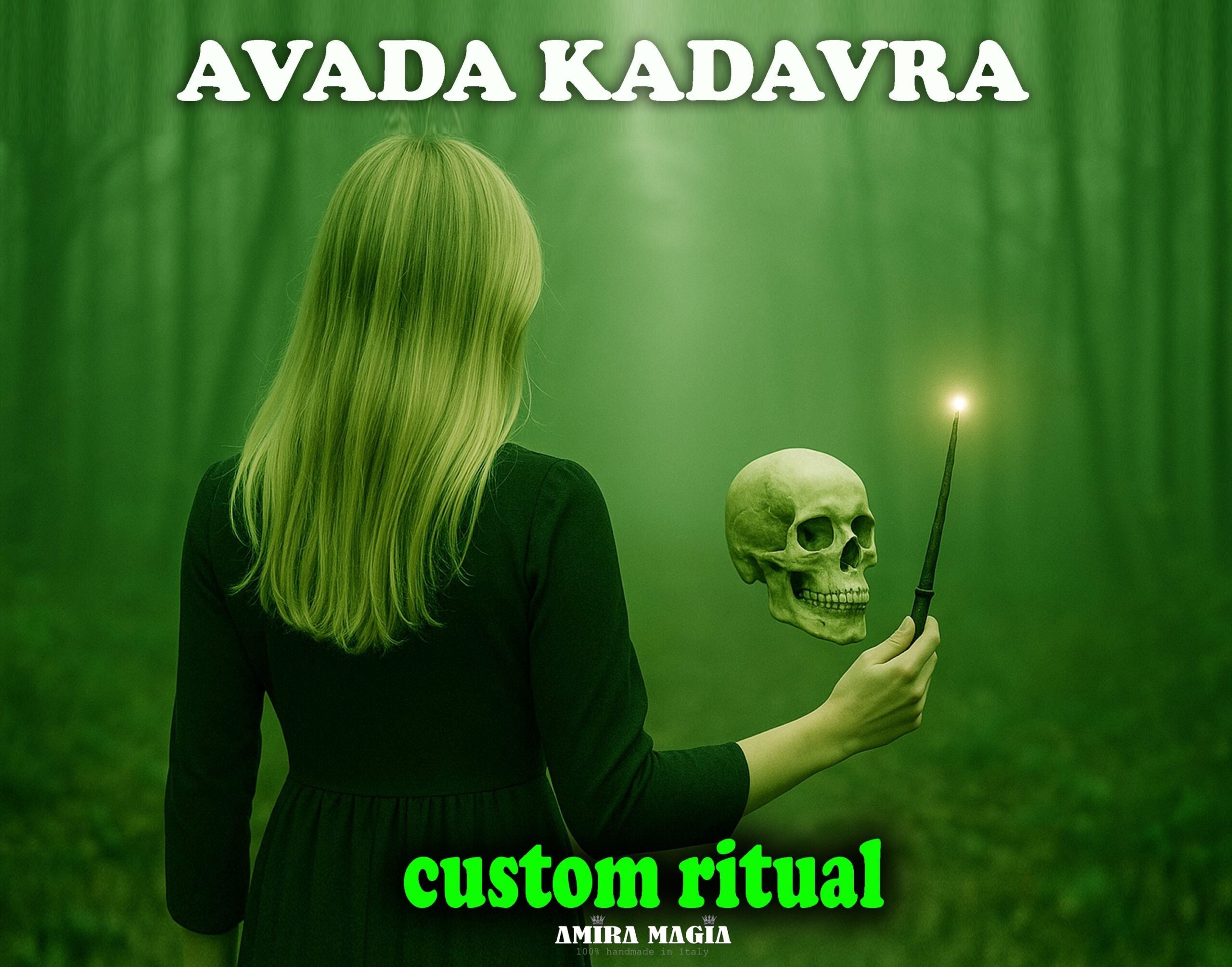 Avada Kedavra, Revenge Ritual Betrayal Destruction, Dark Spell Invocation Black Magic Forces, Death Magick Curse Incubus