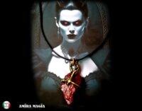 Vampire Energy, Uncut Gemstone Pendant, Transylvania Blessing Spell Amulet, Necklace Magic Portal Raw Stone