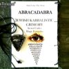 antique book, abracadabra, hebrew letters, kabbalah, occult, manuscript, jewish, formula, esoteric, magic, talisman