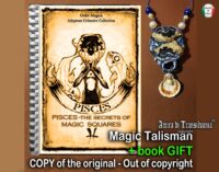 Pisces Sign Antique Book, Occult Magic Square, Kabbalah Numerology Astrology Book, Zodiac Horoscope Pagan Symbols