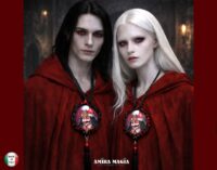 Dracula Talisman Bat Vampire, Gothic Amulet Transylvania Pendant Magic Artcraft, Count Vlad Tepes Castle