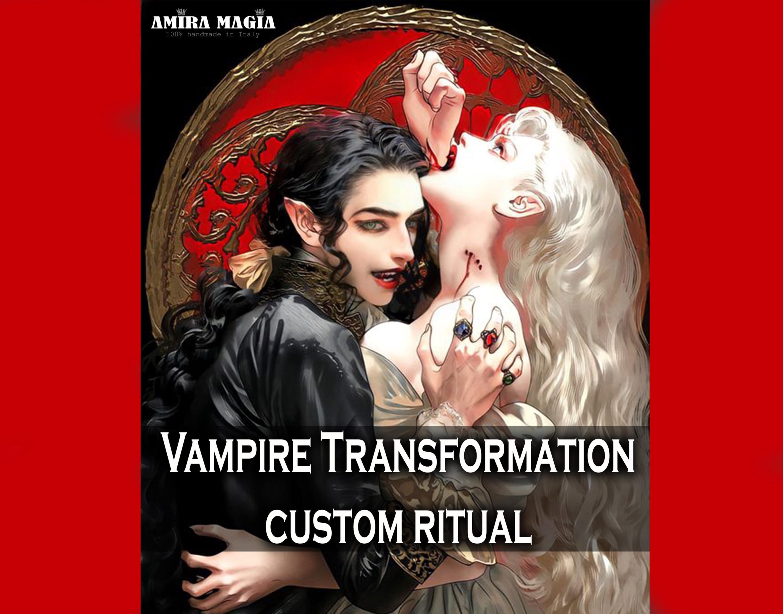 Vampire Mindset, Become Powerful Magical Person, Magic Custom Rite Dracula Transylvania, Seduction Tecniques Instruction Ritual