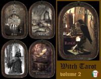 Witch Tarot & Witchcraft Oracle, Major Arcana Divination Wicca Occult Pagan for Wiccan Cartomancy and Reading Psychic