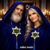 David Star Necklace Brotherhood Talisman, Amulet of Omnipotence's Shadow Flame, Mystical Jewish King Solomon Hebrew