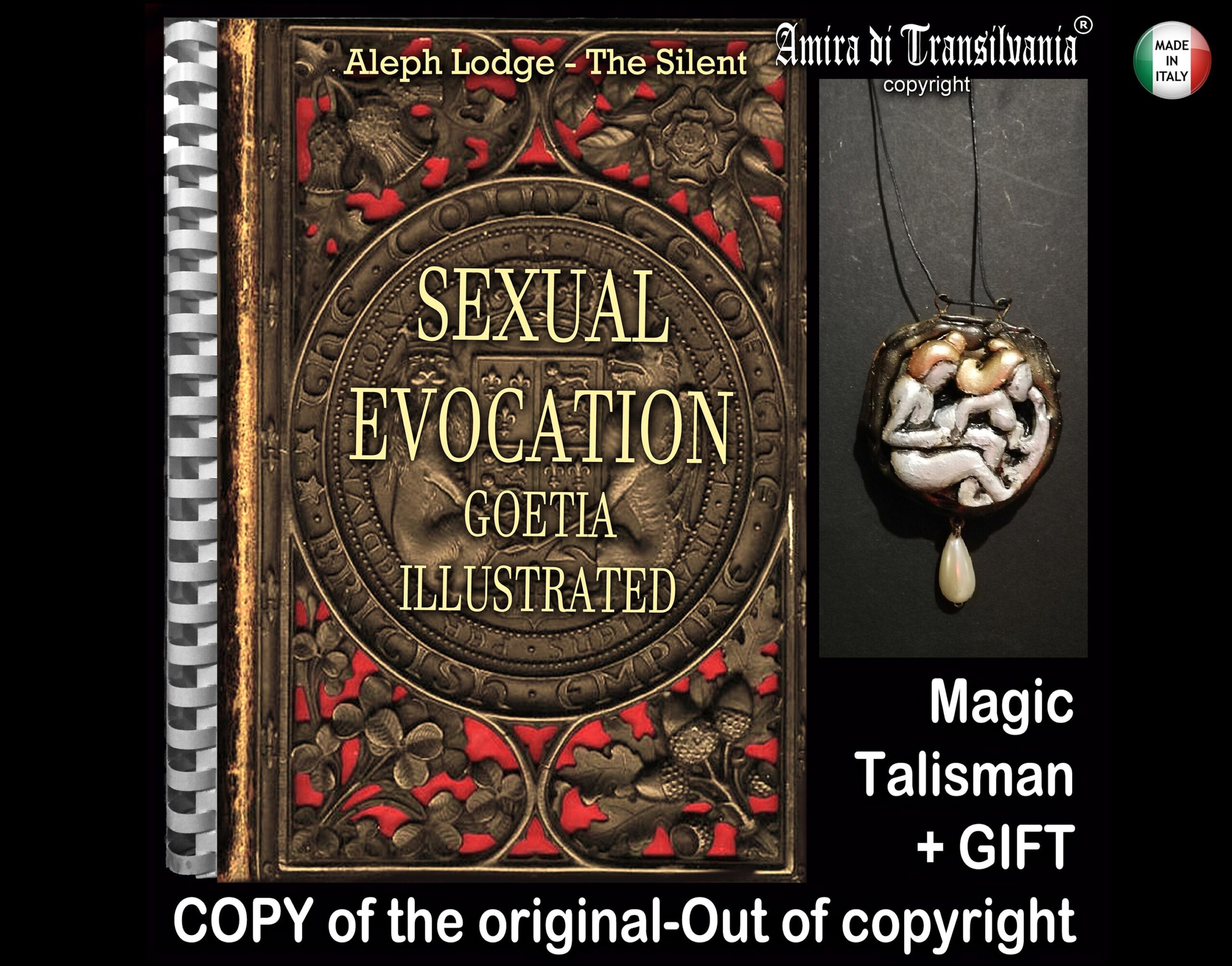 Occultism Book, Love Evocation Goetia Nightmares Succubi Incubus, Fantasy Novel, Magic Grimoire Kamasutra Demons Seal