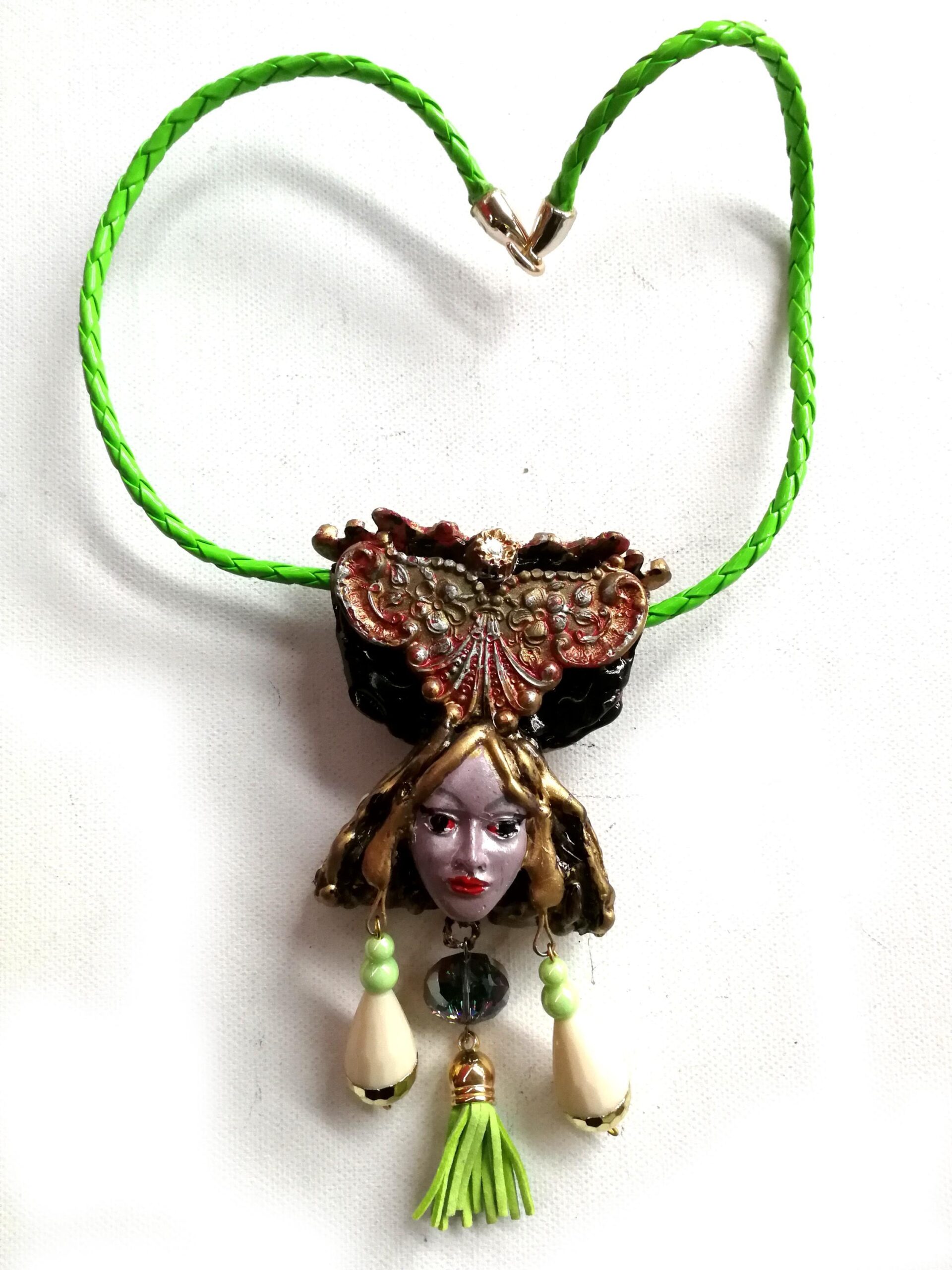 Hecate Goddess, Cursed Doll Dark Magic Necklace, Haunted Talisman Amulet, Witchcraft Pendant Witch Jewelry