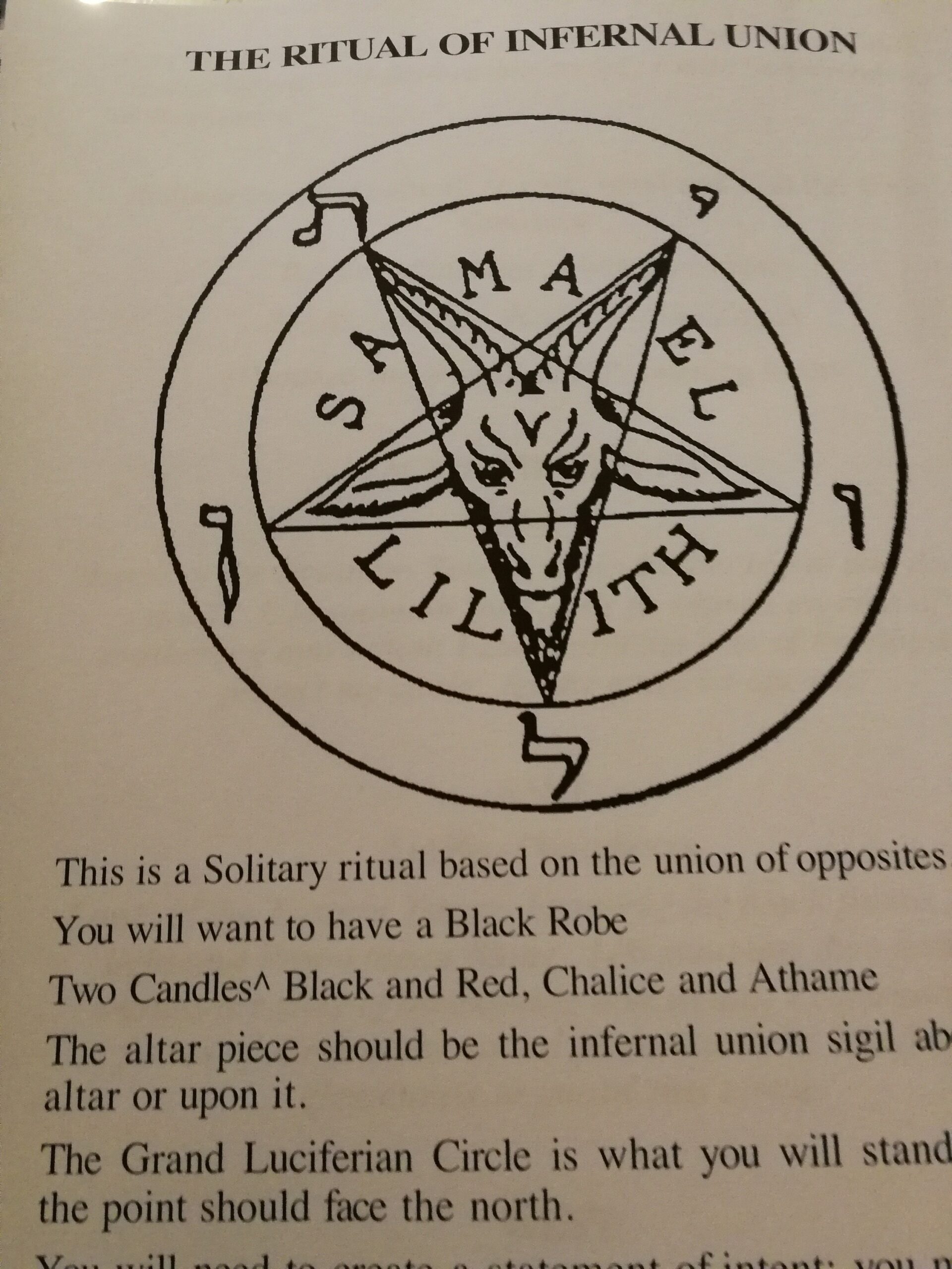 Luciferian Book, Esoteric Satanism Grimoire, Occult Satanist Lucifer Satan Forbidden Knowledge, Satanic Magick Antiquarian Collectible
