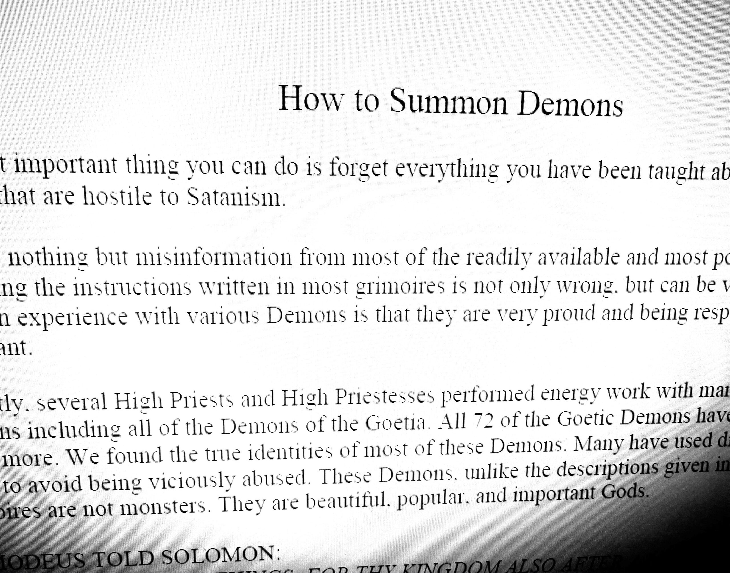 Satanic Book, Luciferian Knowledge Esoteric Satanism, Lucifer Satan Grimoire, Gods of Hell Devil Ritual