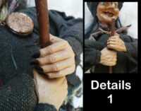 Witch Doll Macabre Babayaga, Old Antique Voodoo Macabre Baba Yaga, Witchcraft Supplies Salem Massachusetts